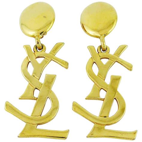 ysl ohrringe samantha|ysl pearl earrings.